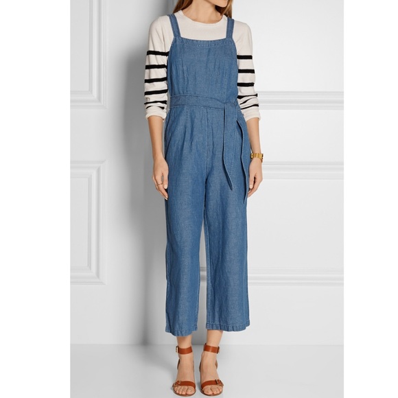 Madewell Pants - New Madewell Muralist Chambray Jumpsuit Sz 12